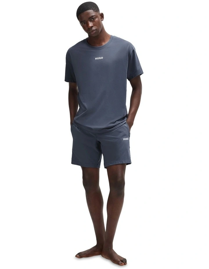 Linked Sleep Short Sleeve Tee in Open Blue image 4
