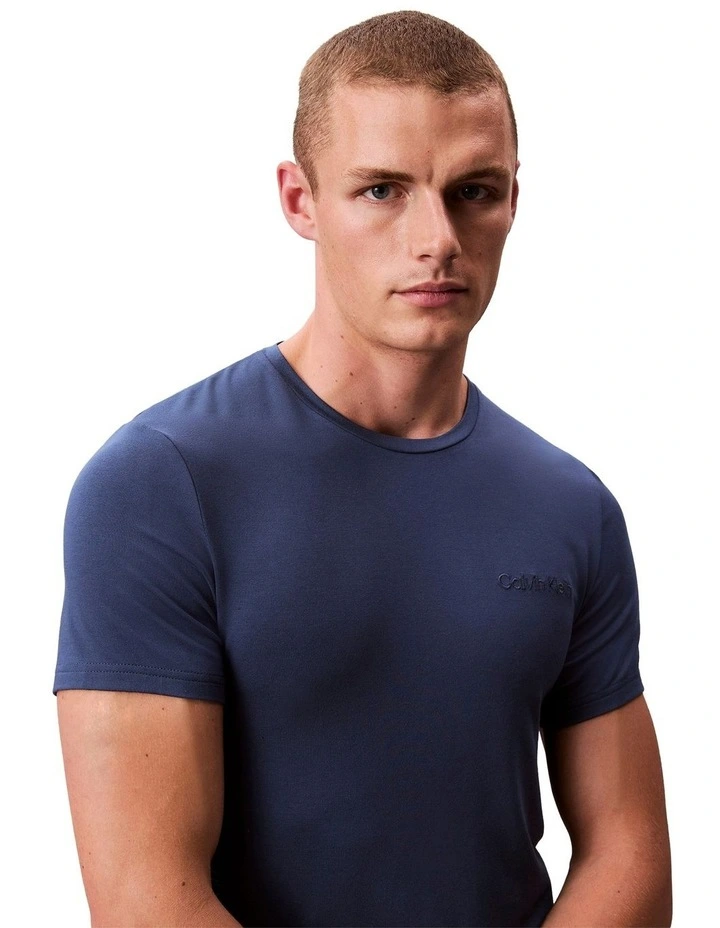 Modal Sleep Tee in Blue image 3