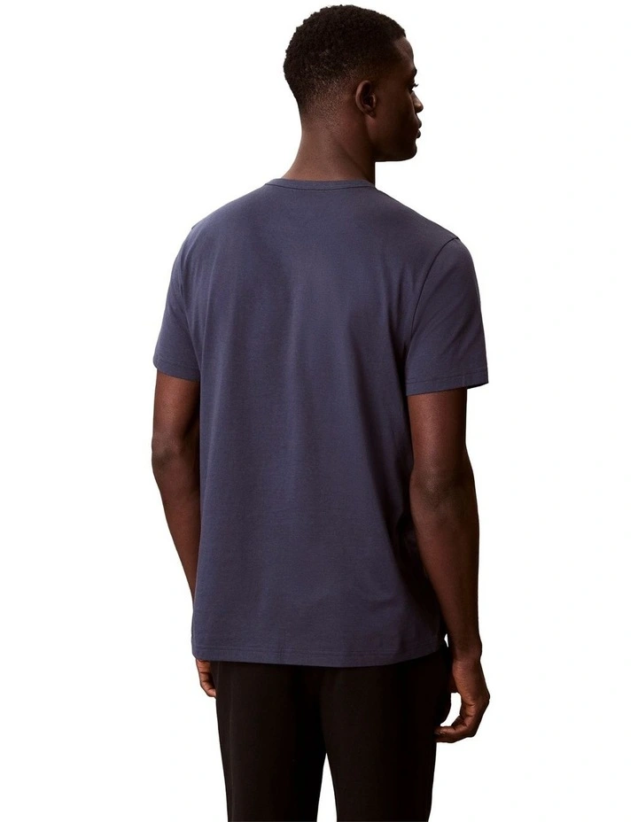 Cotton Sleep Tee in Blue image 2