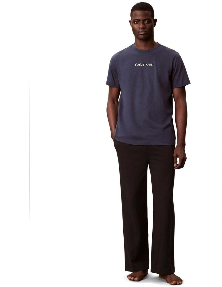 Cotton Sleep Tee in Blue image 3