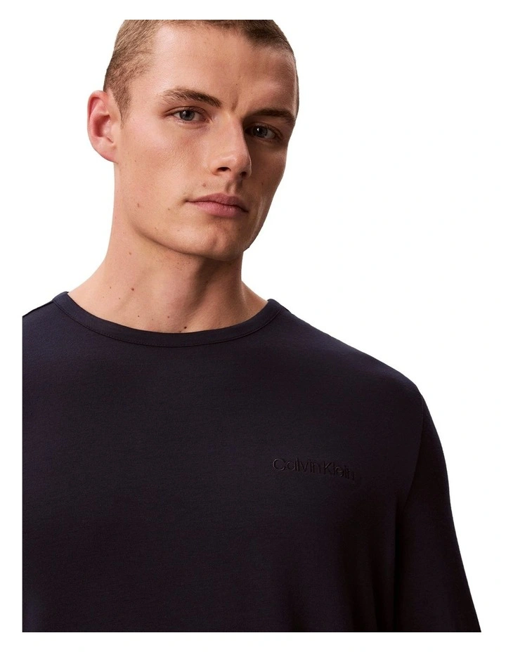Ultra Soft Modal Long Sleeve Crewneck in Navy image 5