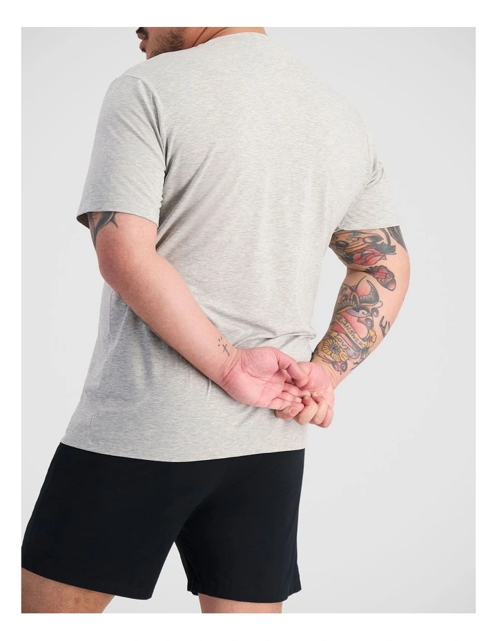 Cool Sleep Tee in New Grey Marle image 2
