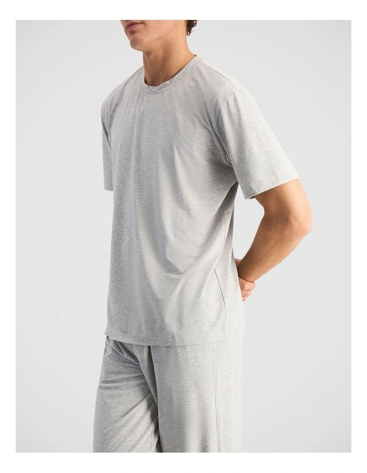 Cool Sleep Tee in New Grey Marle image 6