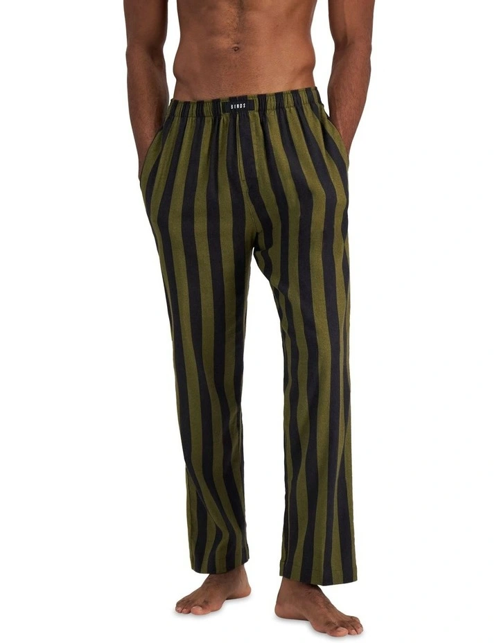 Sleep Flannelette Pant in Green image 5