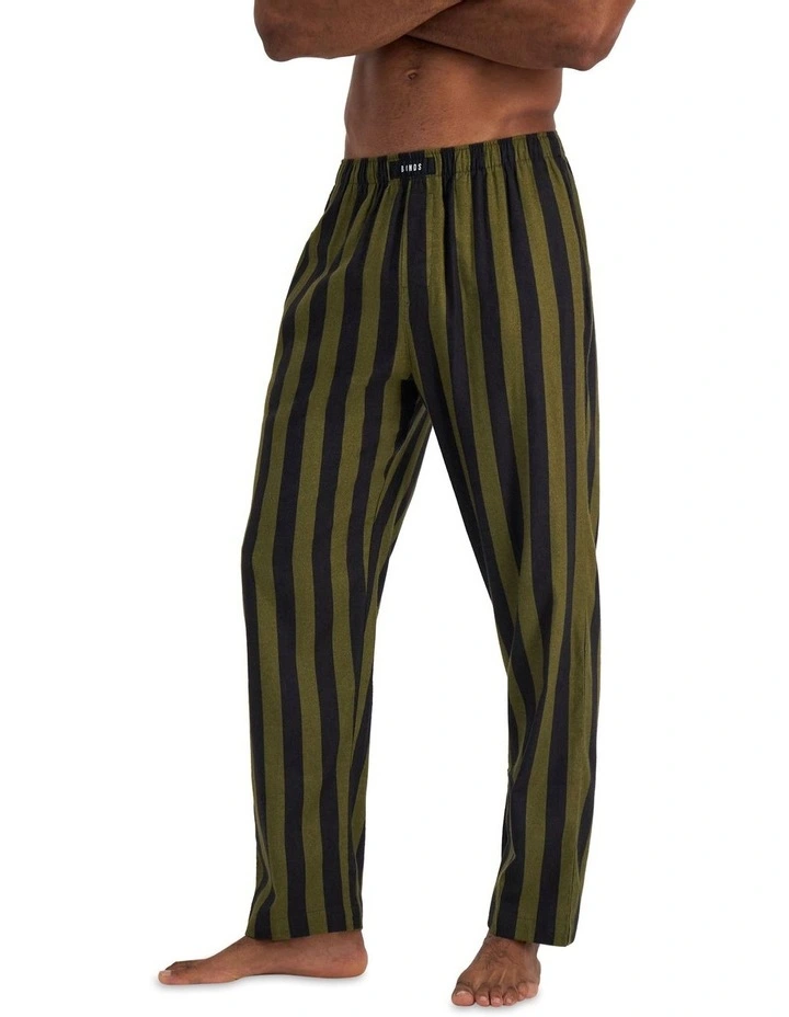 Sleep Flannelette Pant in Green image 6