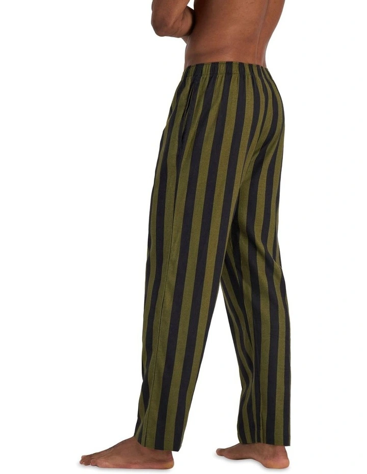 Sleep Flannelette Pant in Green image 7