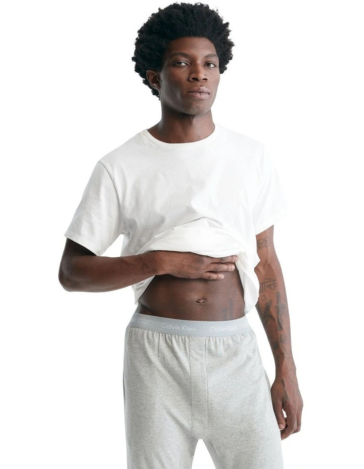 Cotton Stretch Sleep Pant in Grey Heather image 3