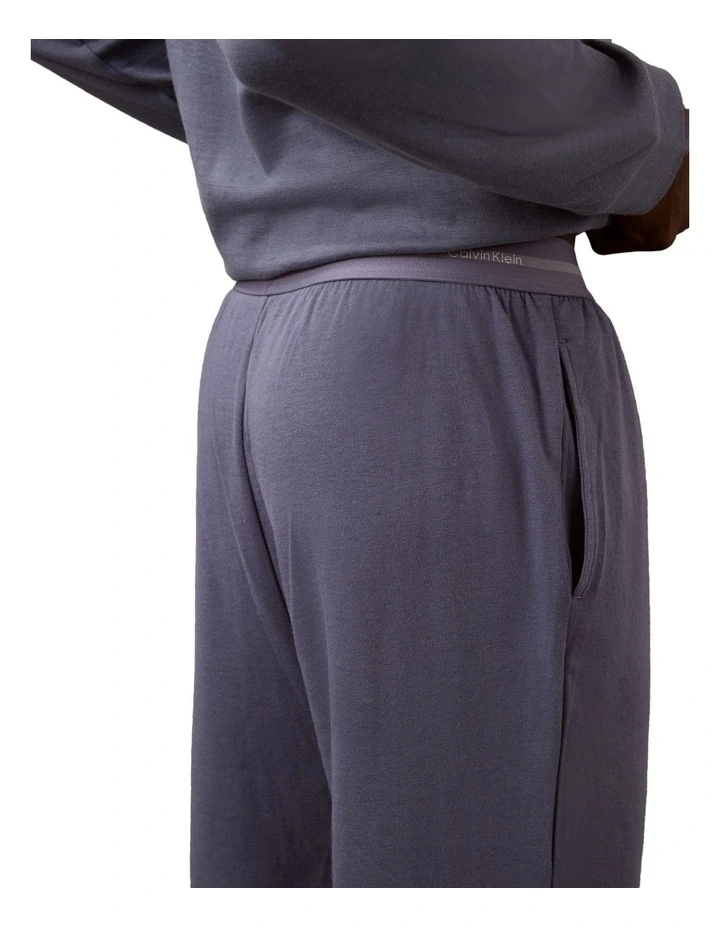Icon Cotton Terry Sleep Jogger in Blue image 5