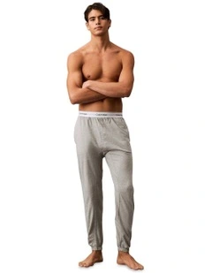 Icon Cotton Stretch Sleep Jogger in Grey