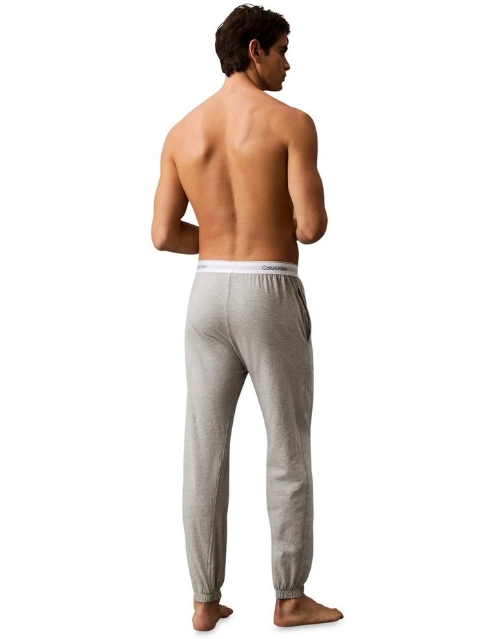 Icon Cotton Stretch Sleep Jogger in Grey image 2