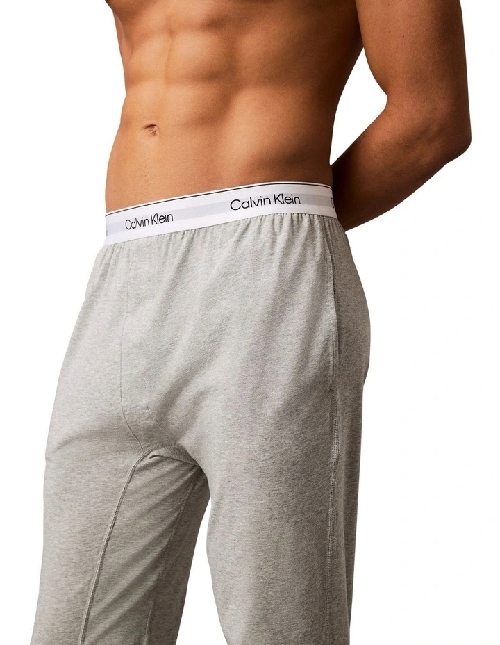 Icon Cotton Stretch Sleep Jogger in Grey image 5