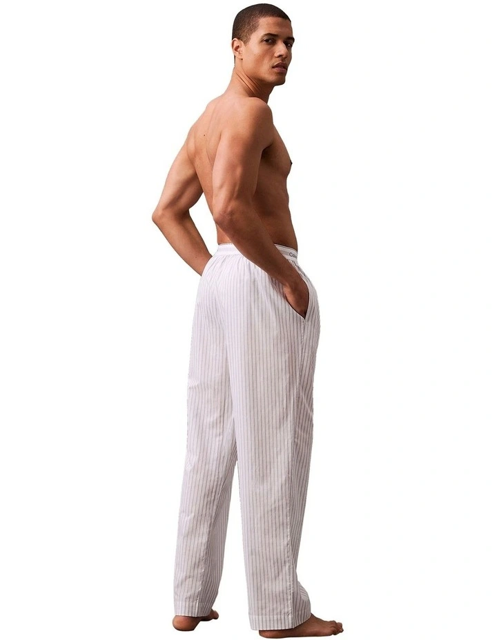 Logo Cotton Poplin Sleep Pant in Multi image 2
