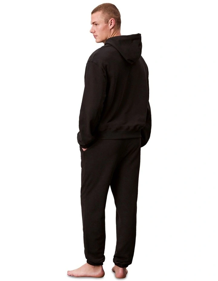 Icon Cotton Terry Jogger in Black image 3