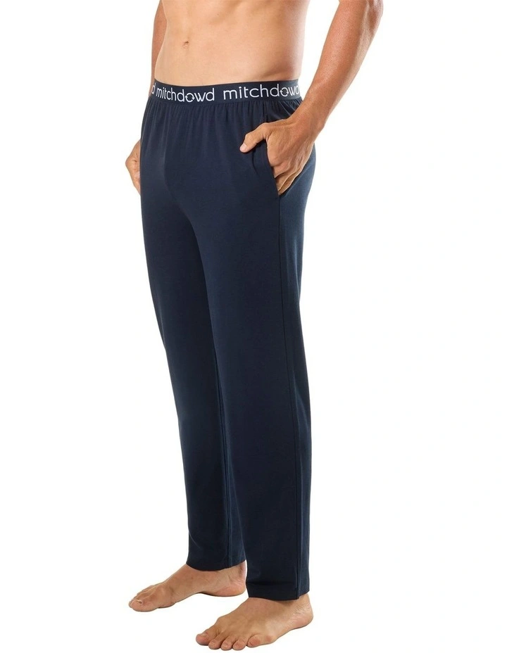 Bamboo Knit Sleep Pant in Blue image 3