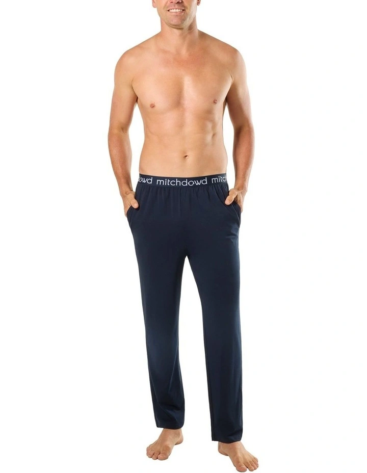 Bamboo Knit Sleep Pant in Blue image 4