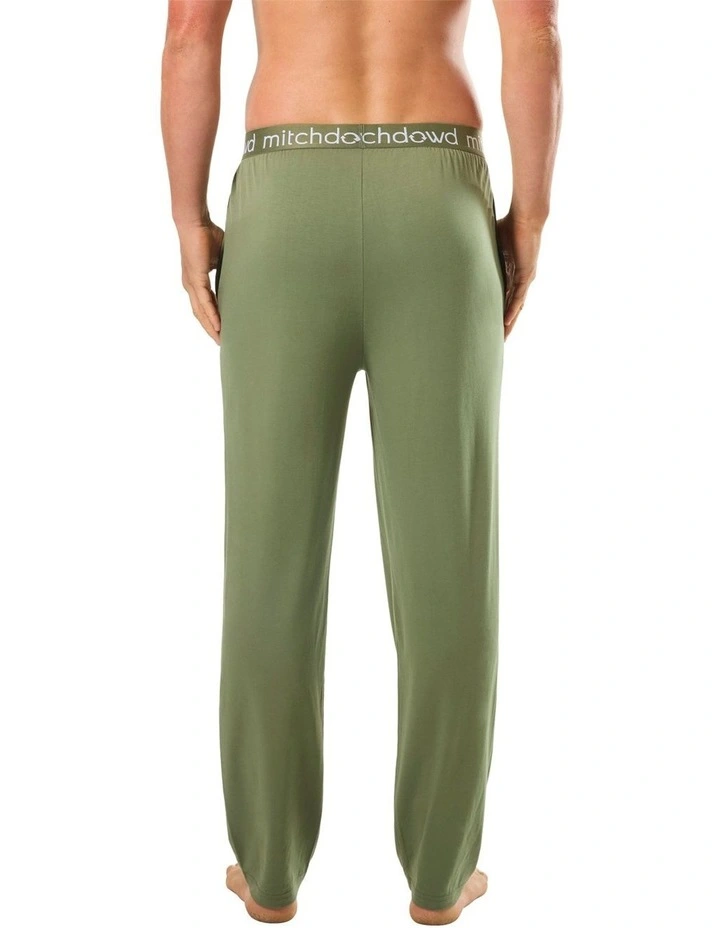 Bamboo Knit Sleep Pant in Green image 2