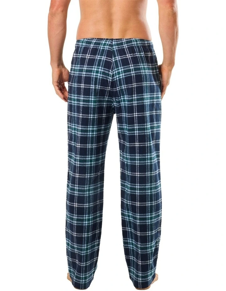 Hunter Plaid Flannel Sleep Pant in Blue image 2