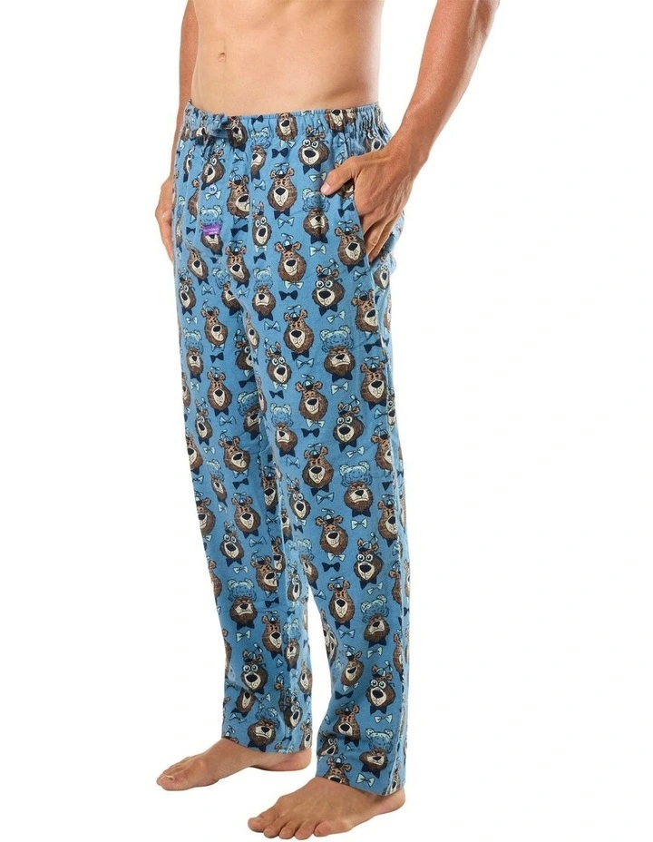 Grizzly Bows Flannel Pyjama Pant in Blue image 3