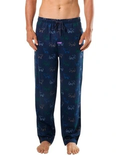 Polar Play Bamboo Flannel Sleep Pant in Blue