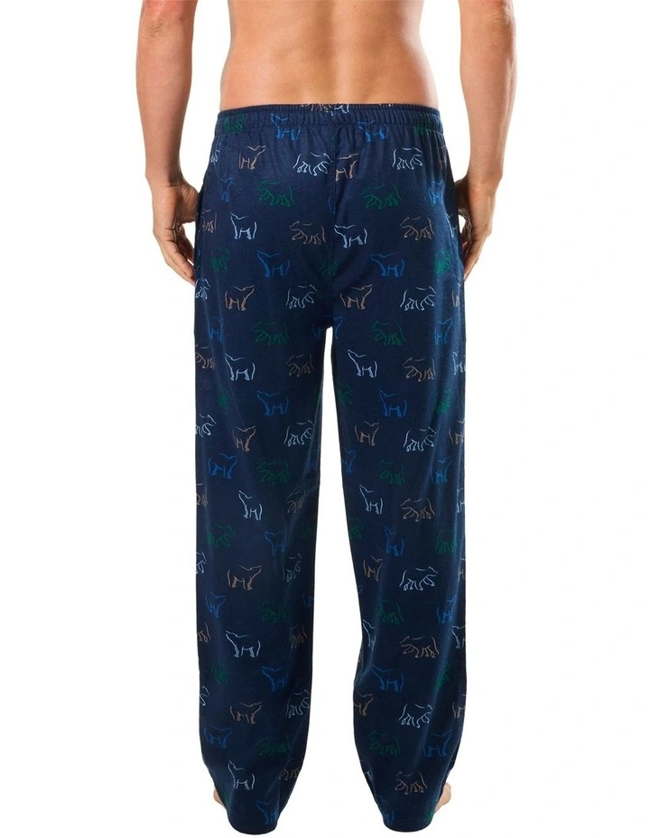 Polar Play Bamboo Flannel Sleep Pant in Blue image 2
