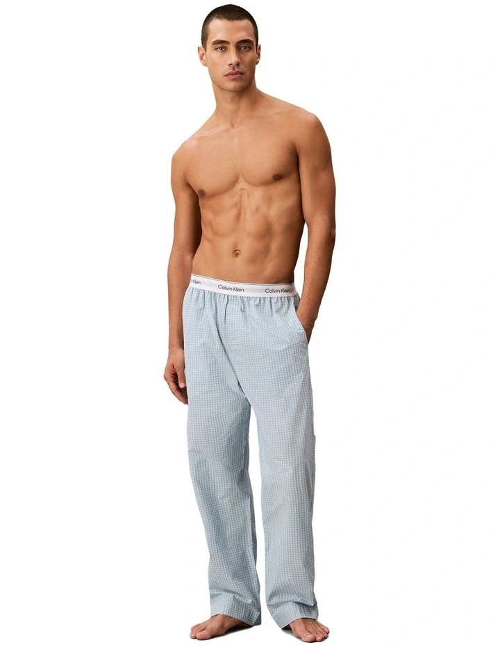 Cotton Poplin Sleep Pants in Multi image 1