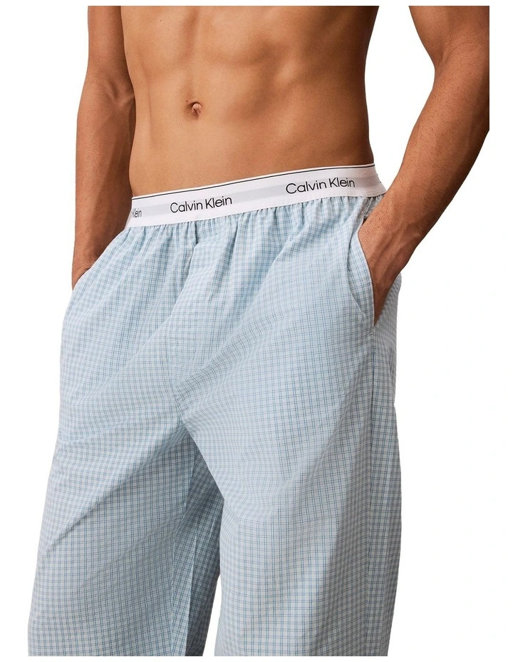 Cotton Poplin Sleep Pants in Multi image 5