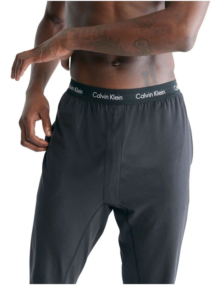 Cotton Stretch Sleep Pant in Black image 3