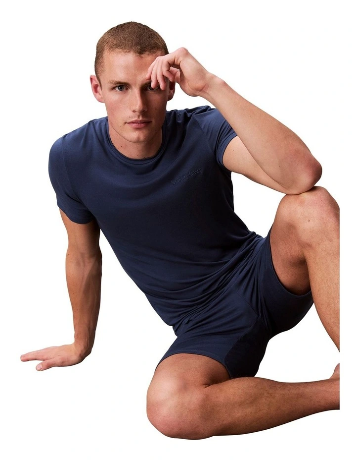 Modal Sleep Short in Blue image 4