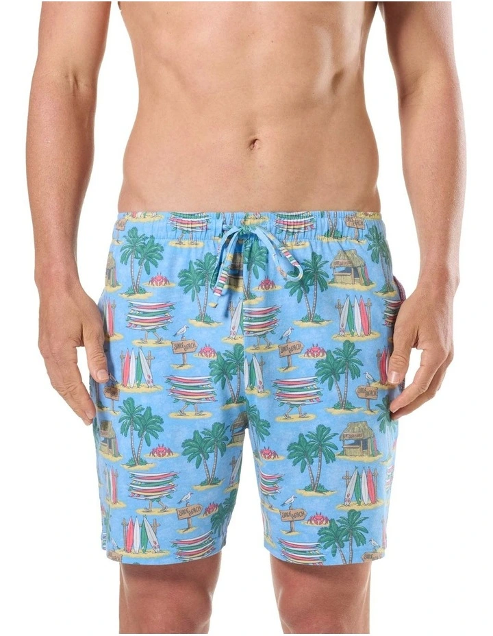 EAT SLEEP SURF KNIT SLEEP SHORT image 1