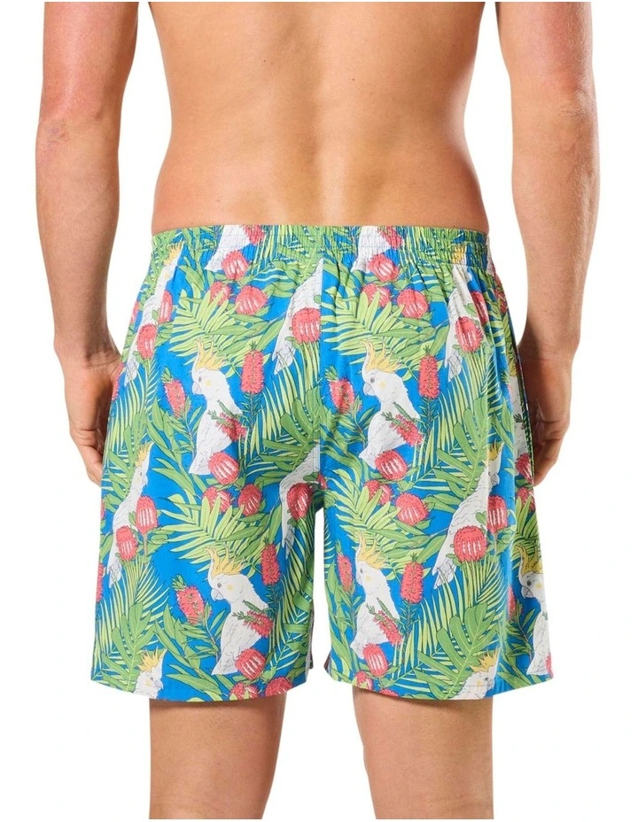 Cockatoo Bamboo Sleep Short in Multi image 2