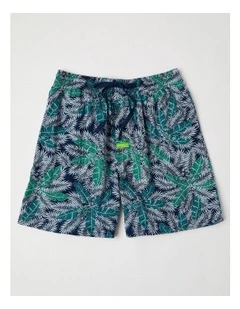 Tropical Dream Bamboo Sleep Short in Blue