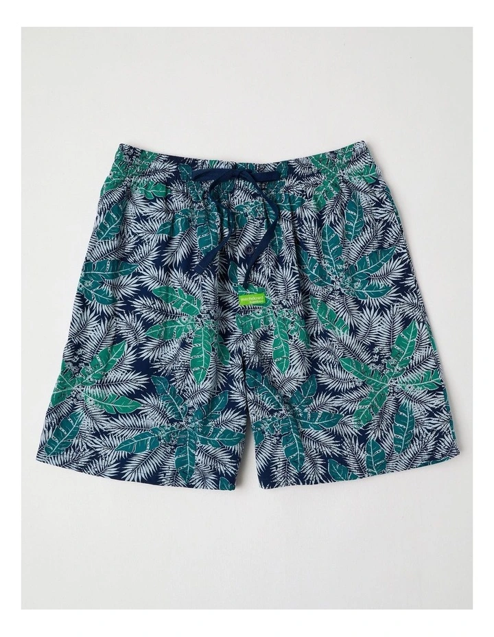 Tropical Dream Bamboo Sleep Short in Blue image 1