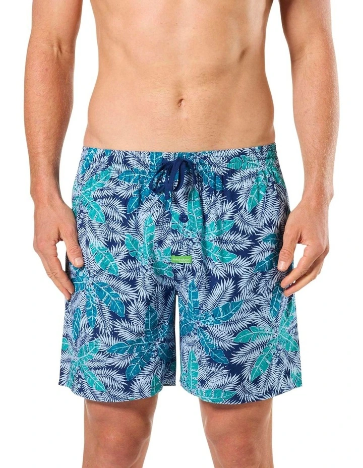 Tropical Dream Bamboo Sleep Short in Blue image 1