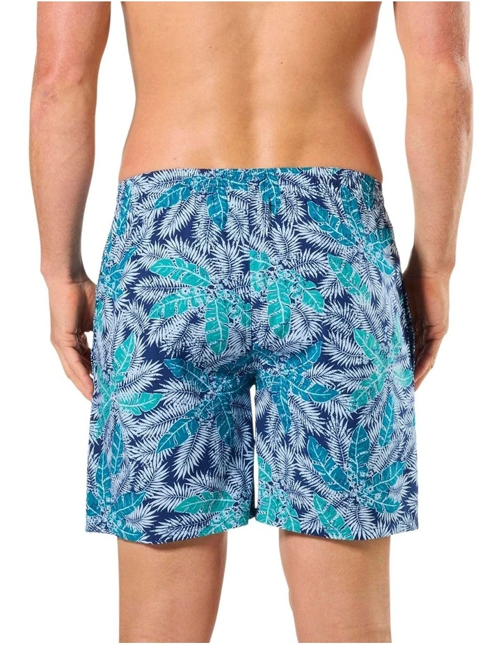 Tropical Dream Bamboo Sleep Short in Blue image 2