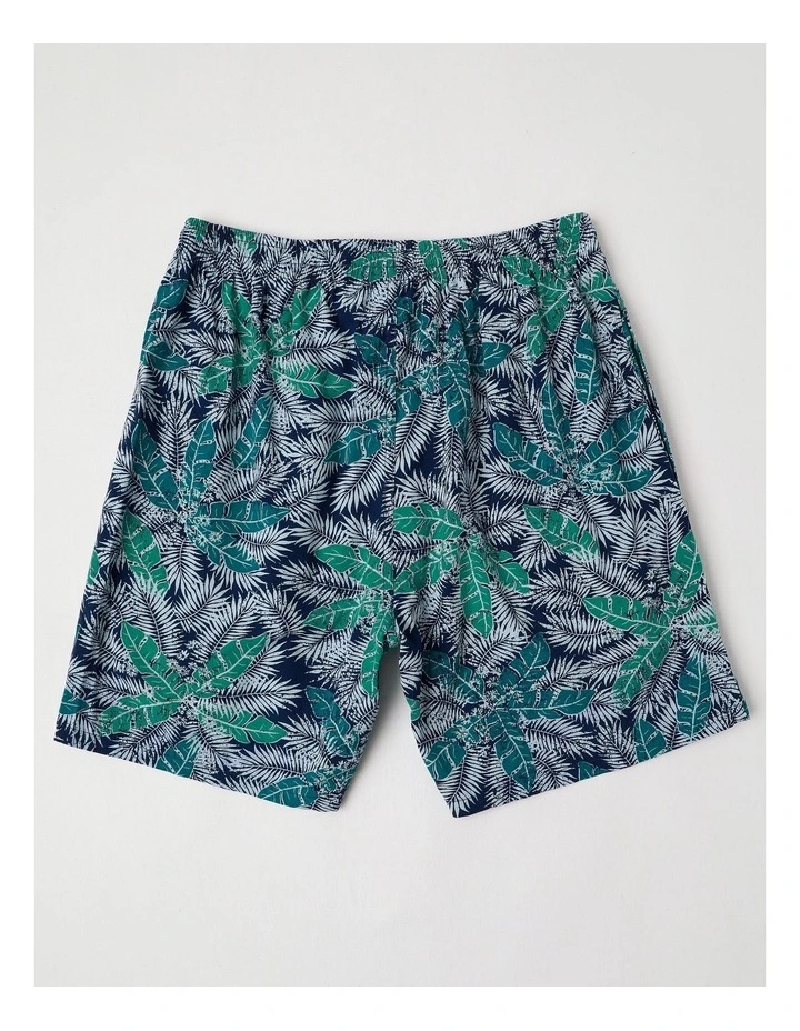 Tropical Dream Bamboo Sleep Short in Blue image 3