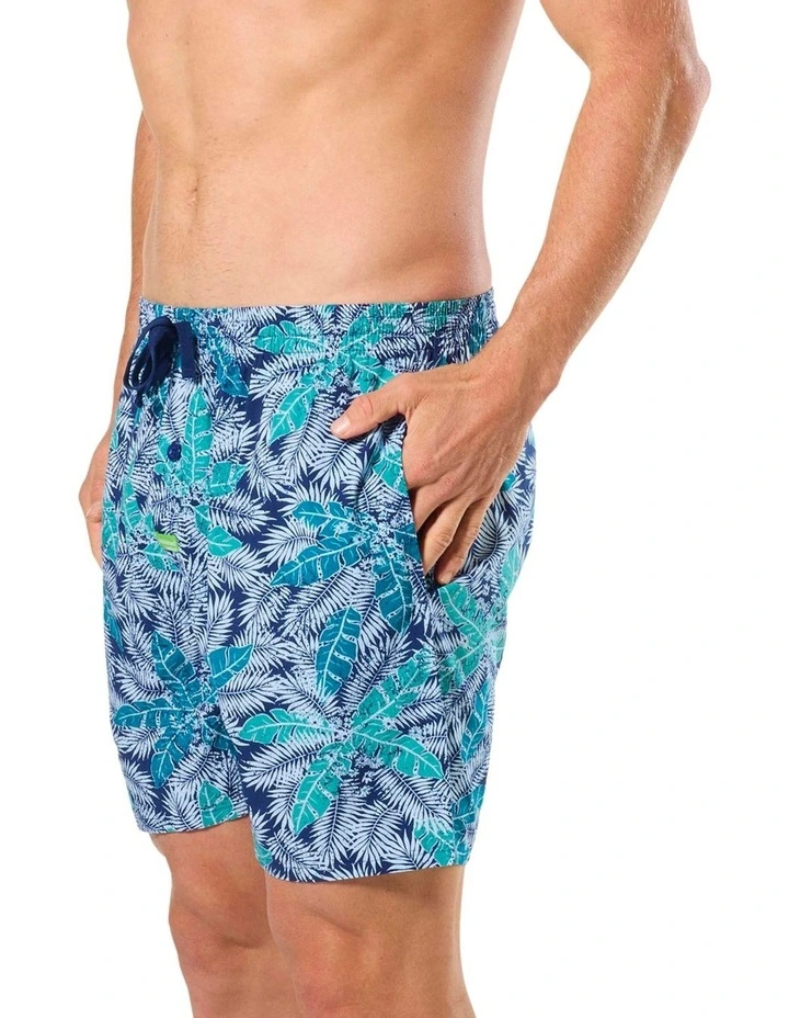 Tropical Dream Bamboo Sleep Short in Blue image 3