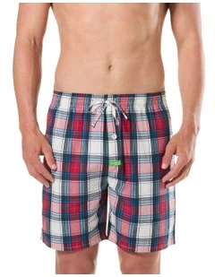 Check Please Bamboo Sleep Shorts in Multi