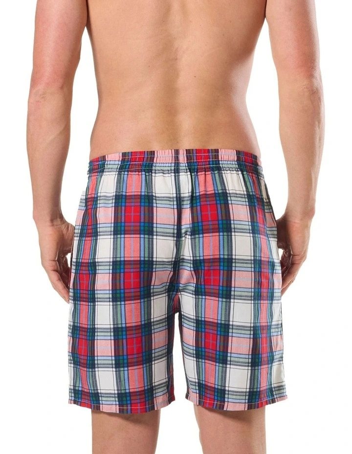 Check Please Bamboo Sleep Shorts in Multi image 2