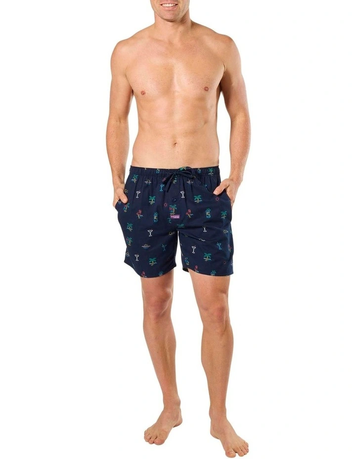 NEON BEACH COTTON SLEEP SHORT image 4
