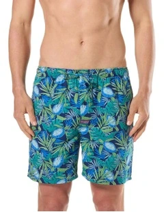 Turtle Tropics Cotton Sleep Short in Multi