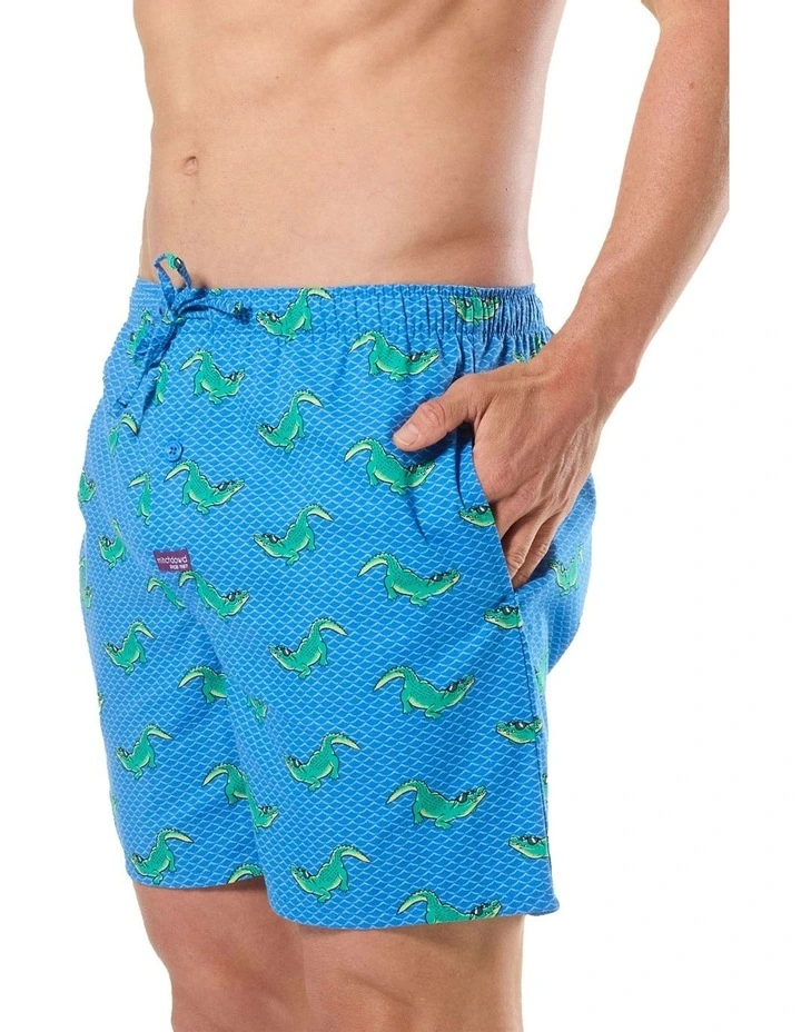 Sunny Jaws Sleep Short 2 Pack in Blue image 4