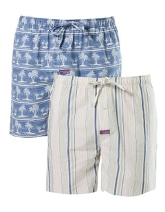 Sleep Short 2 Pack in Maui