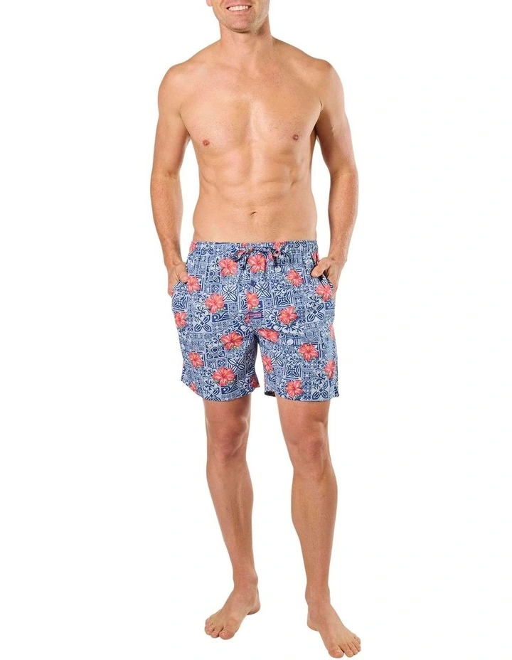 2 Pack Cotton Woven Sleep Short - Tikki Towns image 5