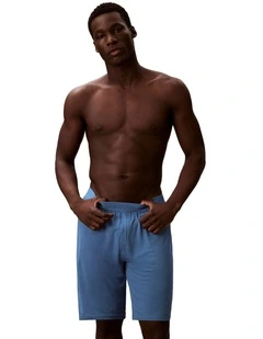 Ultra Soft Modal Pyjama Shorts in Liberty Blue