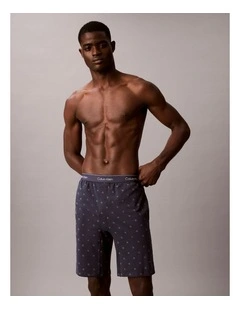 Icon Cotton Stretch Sleep Short in Navy