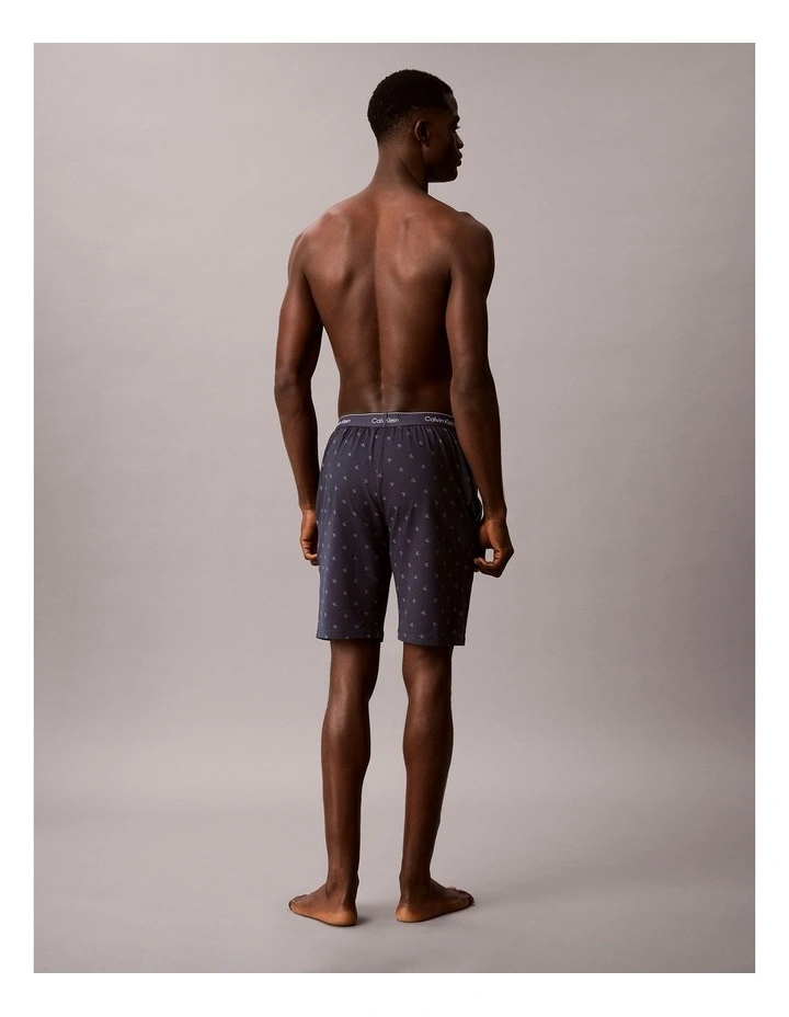 Icon Cotton Stretch Sleep Short in Navy image 2