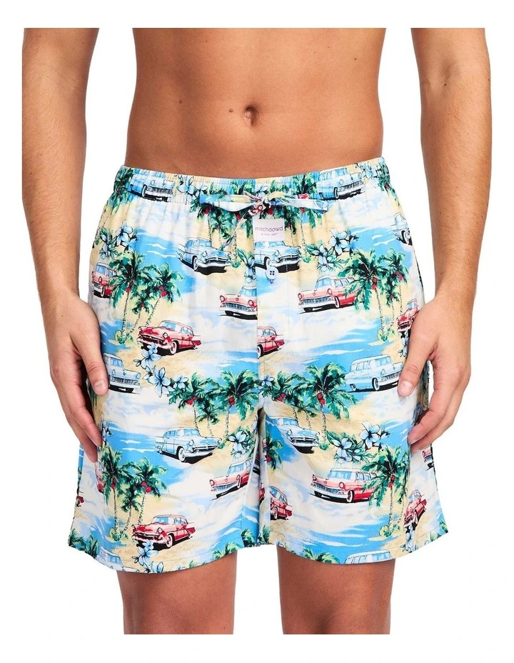 Aloha Auto Cotton Woven Sleep Short image 1
