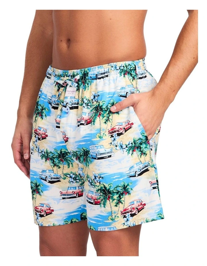 Aloha Auto Cotton Woven Sleep Short image 3