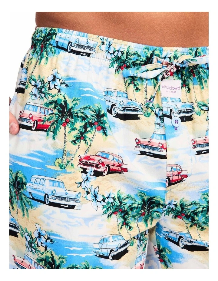 Aloha Auto Cotton Woven Sleep Short image 5