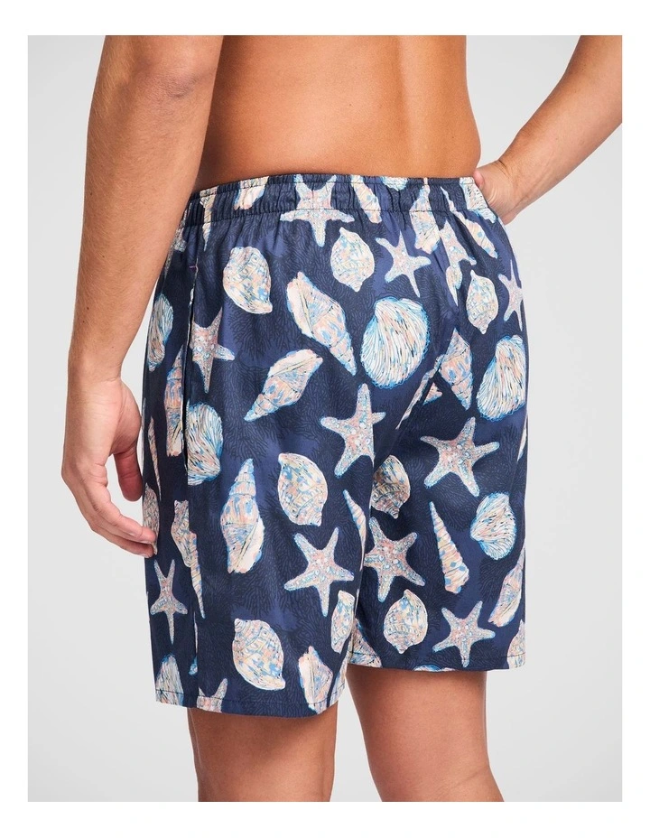 Mitch Dowd Mens Coastal Shell Cotton Sleep Shorts image 2
